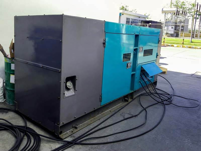 Backup Generator For Use When Electricity Will Be Shutdown For P