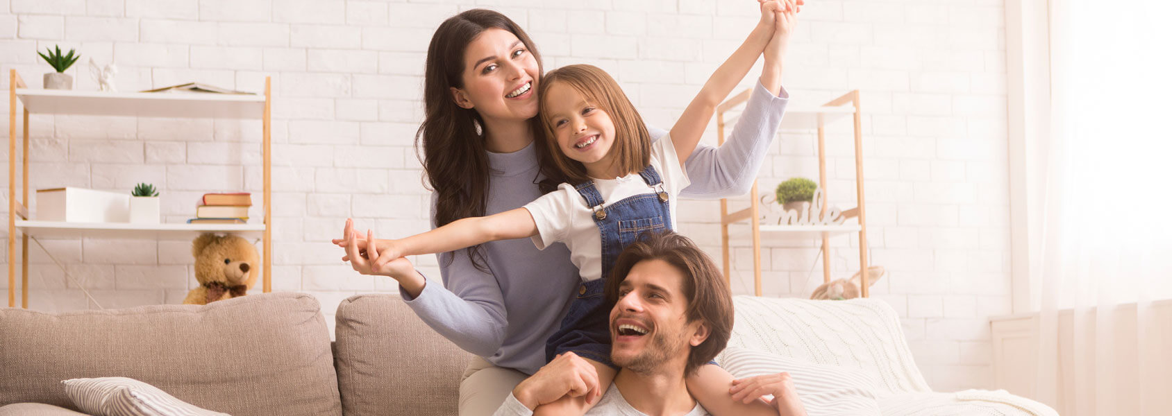 Family On Couch
